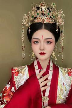 明代婚礼造型